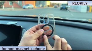 Magnetic Car Phone Holder 360° Rotatable Strong Magnet Dashboard Phone Mount Stand Pemegang Telefon Kereta