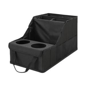 Vehicle Seat Back Storage Box 4 Room Organizers With Beverages Holders For Snacks Toy Electronics Car Organization