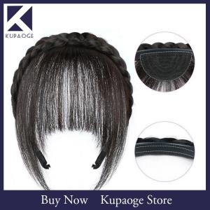 [Kupaoge] วิกผมที่คาดผมหน้าม้าแบบธรรมชาติที่มองไม่เห็นเรียบไร้รอยต่อหน้าผากอุปกรณ์ทำผมหน้าม้าปลอม