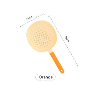 Large Noodle Vegetable Drain Spoon Plastic Heat-Resistant Colander Food Strainers Kitchen Long Handle Vegetable Drain Spoon