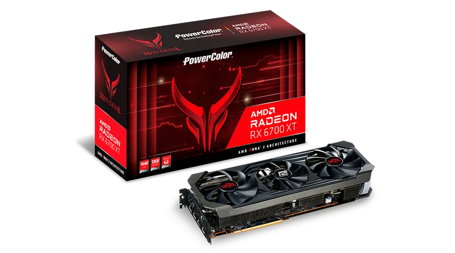 POWERCOLOR Red Devil AMD Radeon™ RX 6700 XT 12GB GDDR6 (Used