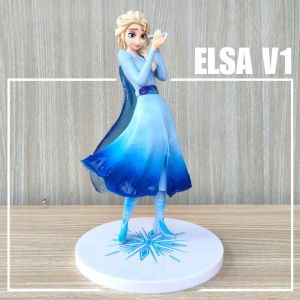 Action Figure FROZEN : ELSA & ANNA - Miniatur Pajangan Topper Kue Mainan Olaf Princess Putri Queen
