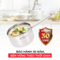 Quánh inox 3 lớp liền khối Kalpen Emer EM16 size 16cm, bảo hành 30 năm chuẩn Đức. 