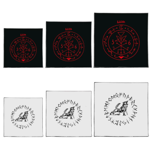 Square Divinations Tapestry Mysterious Symbol Astrology Tablecloth Tarots Tablecloth Table Cloth Witchcrafts Supplies