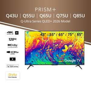 [BEST SELLER] PRISM+ Q-Series Ultra QLED+ 2026 | 43 / 55 / 65 / 75 / 85 inch QLED+ 4K AI Google TV [Q85 Ultra ARRIVES LATE SEPT]