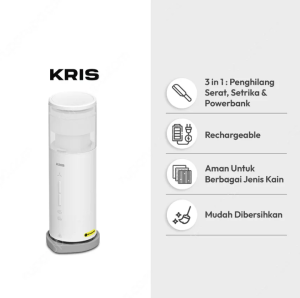 Kris Lint Remover Travel Rechargeable 3in1 Setrika Mini Portable Penghilang Pembersih Bulu Pakaian