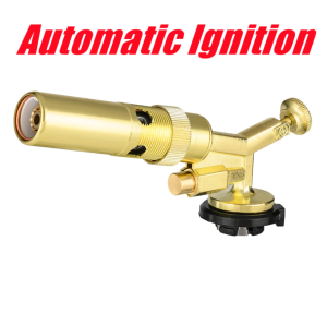 Welding Torch Gas Burner Flame Gun High Temperature Brass Copper Gas Torch Brazing Solder Plumbing