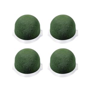 CUBBY 4PCS Round Mini Floral Foam Stickers High Water Absorption Wet Dry Dual Use Bottle Floral Foam Holder Bottle Decor Water-retaining Flower Plant Sponge Base Party Decor