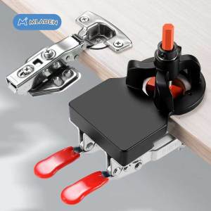 MLADEN 35mm Hinge Boring Jig Hinge Hole Drilling Adjustable Quick Punch Cabinet Door Hole Opener Woodworking Tool