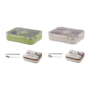 304 Stainless Steel Bentos Box With Corrosions Resistance Thermal Insulation Container For Picnics And Daily Use