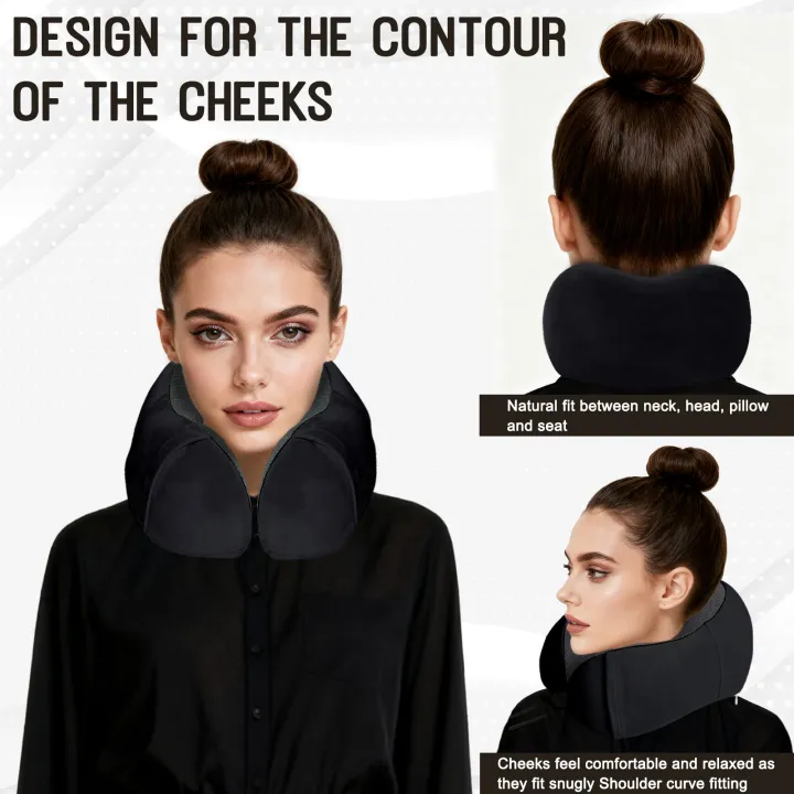 Coslife%20Portable%20Travel%20Neck%20Pillow%20for%20Airplane%20100%25%20Pure%20Memory%20Foam%20Travel%20Pillow%20for%20Flight%20Headrest%20Sleep%20-%20Image%202