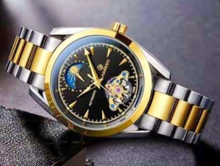 Laogeshi Switzerland made waterproof watches men automatic