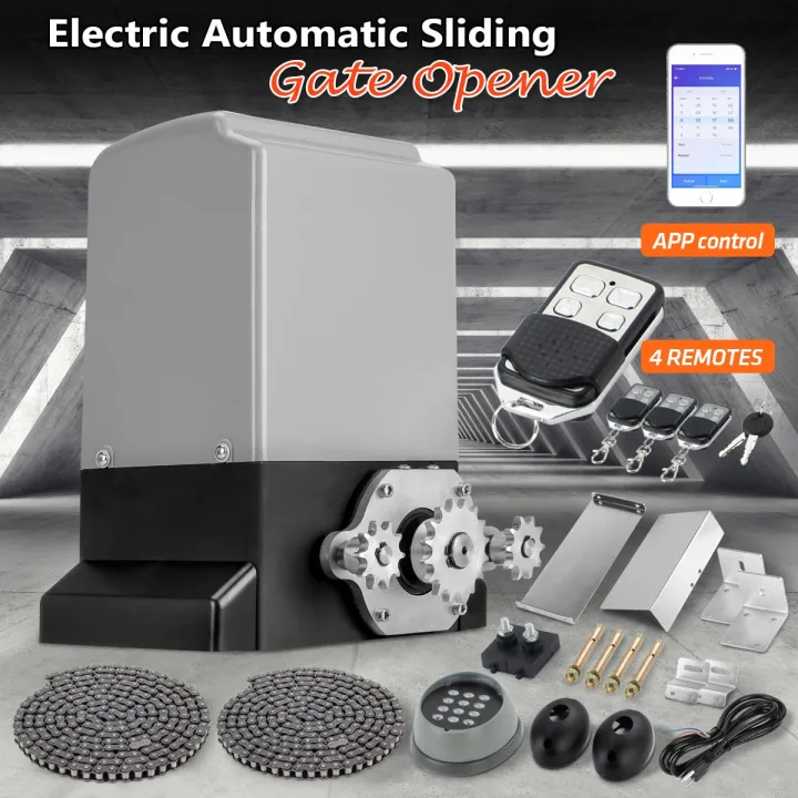 1500Kg%20550W%20Automatic%20Door%20Opener%20Electric%20Sliding%20Gate%20Opener%20Kit%20%20AC%20Motor%20Gate%20Door%20Operators%20Kit%20With%204%20Remote%20+%20APP%20Control%20-%20Image%207