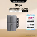 Ninja DoubleStack XL 9.5L Air Fryer / Dual Basket to cook up to 4 Foods at one time - SL400/SL451. 