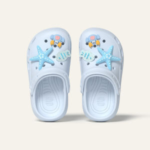 Cartoon strap clogs for children summer indoor breathable non-slip beach sandals for boys and girls suitable for outdoor wear