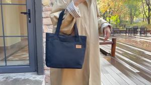 Student Lightweight Single Shoulder Bag Simple Large Capacity Canvas Bag for Women Versatile Commuting Artistic Tote Bag Handheld Cloth Bag