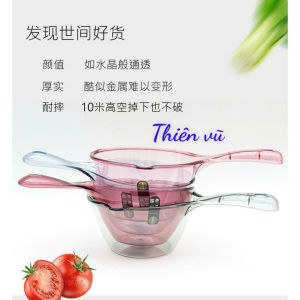 Gáo múc nước bằng nhựa trong suốt gáo nhựa cán dài cao cấp - gia dụng Thiên vũ