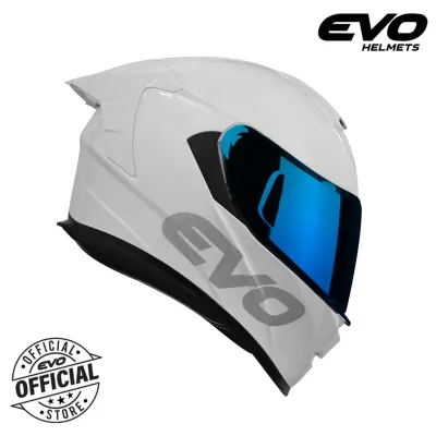 EVO GT-PRO Plain Dual Visor Full Face Helmet with Free Clear Lens