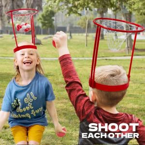 Basketball Game Bola Basket Top Of The Head Shooting Ball Mainan Anak Dewasa Basketball Ring Unik Permainan Olahraga Untuk Interaksi Parent -Child/Pembangunan Kelompok Perusahaan