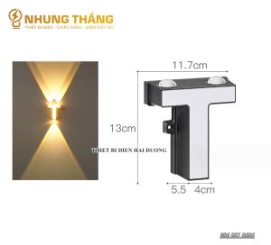 Nhiều Mẫu - Đèn Hắt Tường Decor Bảng Chữ Cái A-Z - Thân Nhôm Chống Nước - Chip Led Siêu Sáng - Bảo Hành 1 Năm - CÓ VIDEO