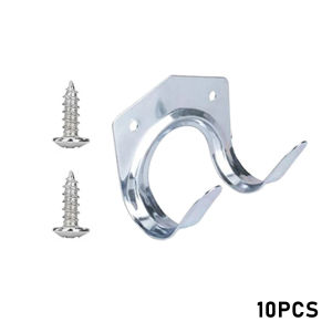 10Pcs Garage Wall Installation Hooks Heavy Duty Metal Hook For Warehouse Gardening Tool Storage