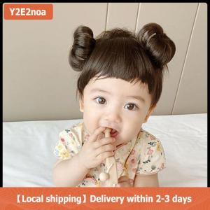 【Local shipping】 Baby Wig Braid Hairband wig for kids baby headband baby hair Children Fake Bangs Head Buckle COS Hair Accessories Baby