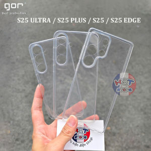 Ốp silicon dẻo trong full camera Gor Nature cho S25 Ultra / S25 Plus / S25