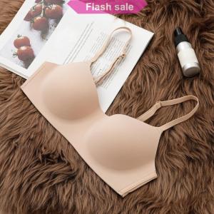 Flash Sale Seamless Bras Women Underwear Small Chests Gathered Push Up Bralette Lingerie