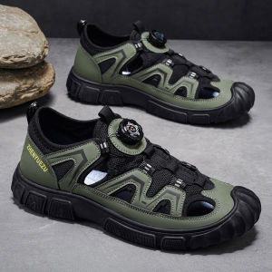 Free Shipping MenS Large Size Sandals Summer New Hollow Breathable Outdoor Hiking Casual Lightweight Slip-On Lazy Beach Shoes