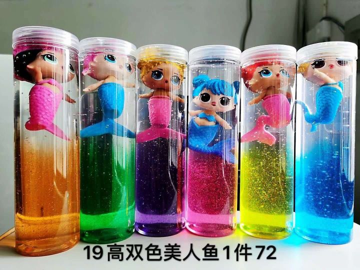 mermaid Doll 3D Glittery Slime tube 1pcs QTY Lazada PH