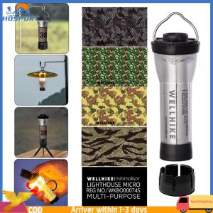 【Hospor】Camping Lantern Outdoor Lantern with 2600mAh Capacity Battery USB Rechargeable Camping Light 3 Modes Portable Work Light