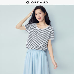 Giordano Beau Monde Women Women T-Shirt - 100% Cotton Free Shipping 13326232