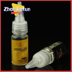 zhanjietun 2Pcs Fishing Rod Glue Fishing Rod Epoxy Resin AB Glue Transparent Glue for Twine Fishing Rods Accessories Fishing Rod Paint