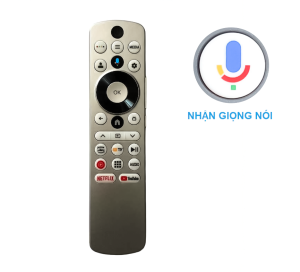 Remote Dùng Cho TV AQUA HTR-U33G Điều Khiển Tivi Nhận Giọng Nói Android Smart AQT55S80EUX AQT50K800UG Kèm Pin AAA