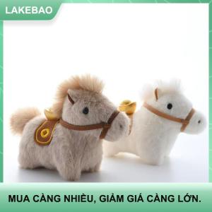 【LAKEBAO】 Móc khóa nhung dễ thương hình năm mới mặt dây chuyền búp bê tượng nhỏ hình ngựa