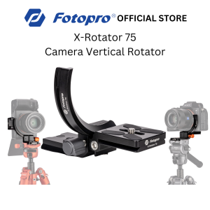 Fotopro X-Rotator 75 Camera Vertical Rotator (Orange Knob)
