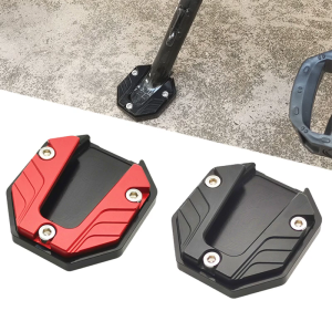 Anti-skid Motorcycle Side Stand Sidestand Extender Plate Pad Foot Stand Enlarge Kickstand Extension Pad Aluminum Alloy