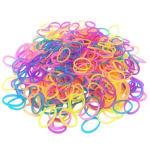 Elastic Hair Bands Mini Rubber Band Ponytail Holder Disposable Hair Ties for Girls Hair Rings Small Hair Scrunchies