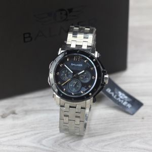 Jam tangan Wanita Balmer 7935M tali rantai stainless tanggal chrono aktif sport analog original
