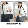 Túi Đựng Laptop Có Ngăn Đệm Chống Sốc 15.6 Inch Túi Xách Nam Tài Liệu A4 Công Sở Cặp Đựng Đi Học Đi Chơi Đi Làm TXTM1. 