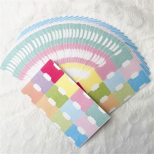 GINKG Personalized 120pcs File Tabs Office Stationery Notebook Planner Index Tab Flags Index Label Sticker Book Pages Markers Self-adhesive Paper Tabs