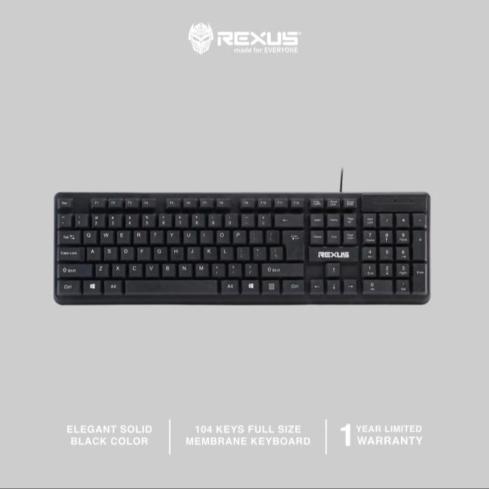 KEYBOARD REXUS USB RX K278 | Lazada Indonesia