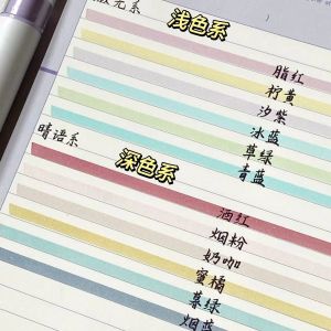 Fluorescent Pen High Appearance Marker Pen Soft Tip Student Highlighting Journal Pen Drawing Pen