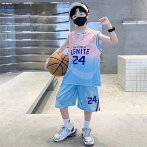 (18-52kg) Bộ đồ đồ bộ bé trai ba lỗ mẫu LG từ 5-16 tuổi. Quần áo trẻ em mùa hè cộc tay ngắn tay cho bé thời trang phong cách năng động. Bảng size ở ảnh cuối