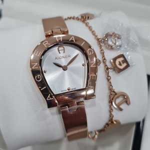 [Promo] Jam Tangan Wanita Aigner AGW.264001 & AGW.264003 Enna Stainless Steel Strap Original Garansi 2 Tahun [✔COD][100% Authentic]