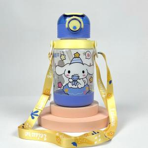 BOS Botol Air Plastik Sedotan 600ml Motif Sanrio/Botol Air Anak/Botol