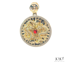 M1609 Mặt và Dây chuyền nam thiết kế hình RỒNG sang trọng cao cấp JOJO