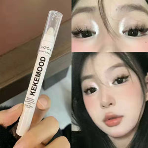 Kekemood Eye Shadow Pencil Brighten Lying Silkworm Highlighter No Smudge Water Proof Sweatproof Eye Makeup Contouring Matte Eye Shadow Stick