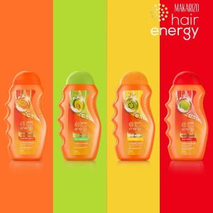 Makarizo Hair Energy Conditioning Shampoo 2 in 1 Fibertherapy 170ml / 330ml Botol Original BPOM