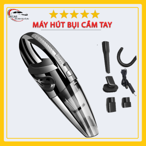 Máy hút bụi xe ô tô mini cầm tay nhỏ gọn tiện lợi máy hút bụi không dây công suất lớn 120W hút sạch bụi nhỏ bụi trên xe hơi bụi nhà gia đình - Thiết bị chăm sóc nội thất ô tô